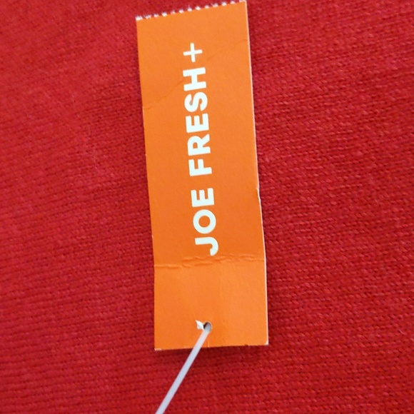 Joe Fresh| NWT Red Turtleneck Sweater Cotton Blend - Picture 12 of 16